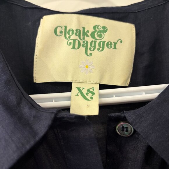 Cloak and Dagger Blue Minidress Size XS - Picture 3 of 3